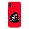 TOTO Matt TPU 2mm Print Case iPhone X/XS Red - зображення 1