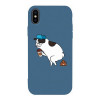 TOTO Matt TPU 2mm Print Case iPhone X/XS Dog Blue - зображення 1