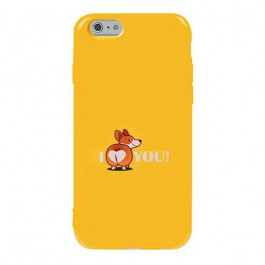 TOTO Pure TPU 2mm Print Case iPhone 6/6s Yellow