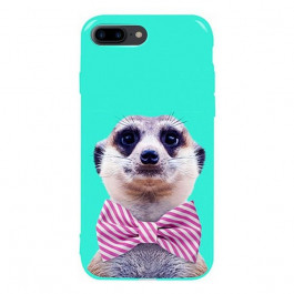   TOTO Pure TPU 2mm Print Case iPhone 7 Plus/8 Plus Ostrich Mint