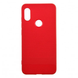   TOTO Line 1.2mm TPU case Xiaomi Redmi Note 6 Pro Red Red