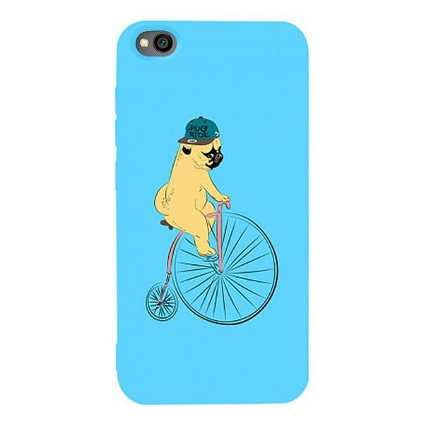 TOTO Matt TPU 2mm Print Case Xiaomi Redmi Go #10 Dog Ride Sky Blue Picture - зображення 1