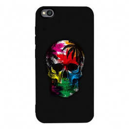   TOTO Matt TPU 2mm Print Case Xiaomi Redmi Go #29 Skull Black Picture