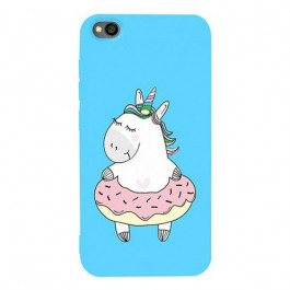   TOTO Matt TPU 2mm Print Case Xiaomi Redmi Go #3 Unicorn Donut Sky Blue Picture