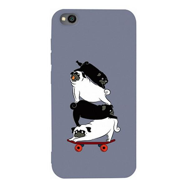 TOTO Matt TPU 2mm Print Case Xiaomi Redmi Go #51 Mops Skate Lavander Grey Picture - зображення 1