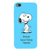 TOTO Matt TPU 2mm Print Case Xiaomi Redmi Go #64 Snoopy Sky Blue Picture - зображення 1