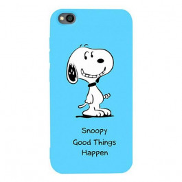   TOTO Matt TPU 2mm Print Case Xiaomi Redmi Go #64 Snoopy Sky Blue Picture