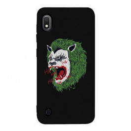   TOTO Matt TPU 2mm Print Case Samsung Galaxy A10 #12 Green Lion Black Picture