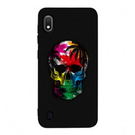   TOTO Matt TPU 2mm Print Case Samsung Galaxy A10 #29 Skull Black Picture