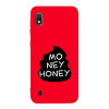 TOTO Matt TPU 2mm Print Case Samsung Galaxy A10 #43 Moneyhoney Red Picture - зображення 1