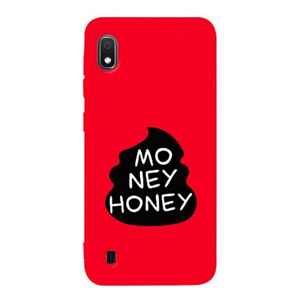 TOTO Matt TPU 2mm Print Case Samsung Galaxy A10 #43 Moneyhoney Red Picture - зображення 1