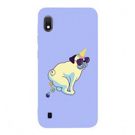   TOTO Matt TPU 2mm Print Case Samsung Galaxy A10 #77 Kakedog Light Purple Picture