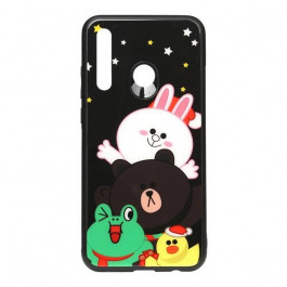 TOTO Cartoon Print Glass Case Huawei P Smart Z Line friends all about Picture