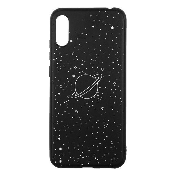 TOTO Cartoon Soft Silicone TPU Case Huawei Y6 Pro 2019 Saturn Black Picture - зображення 1