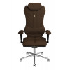 Офісне крісло для керівника Kulik-System Monarch Азур Шоколад (ID 0206)