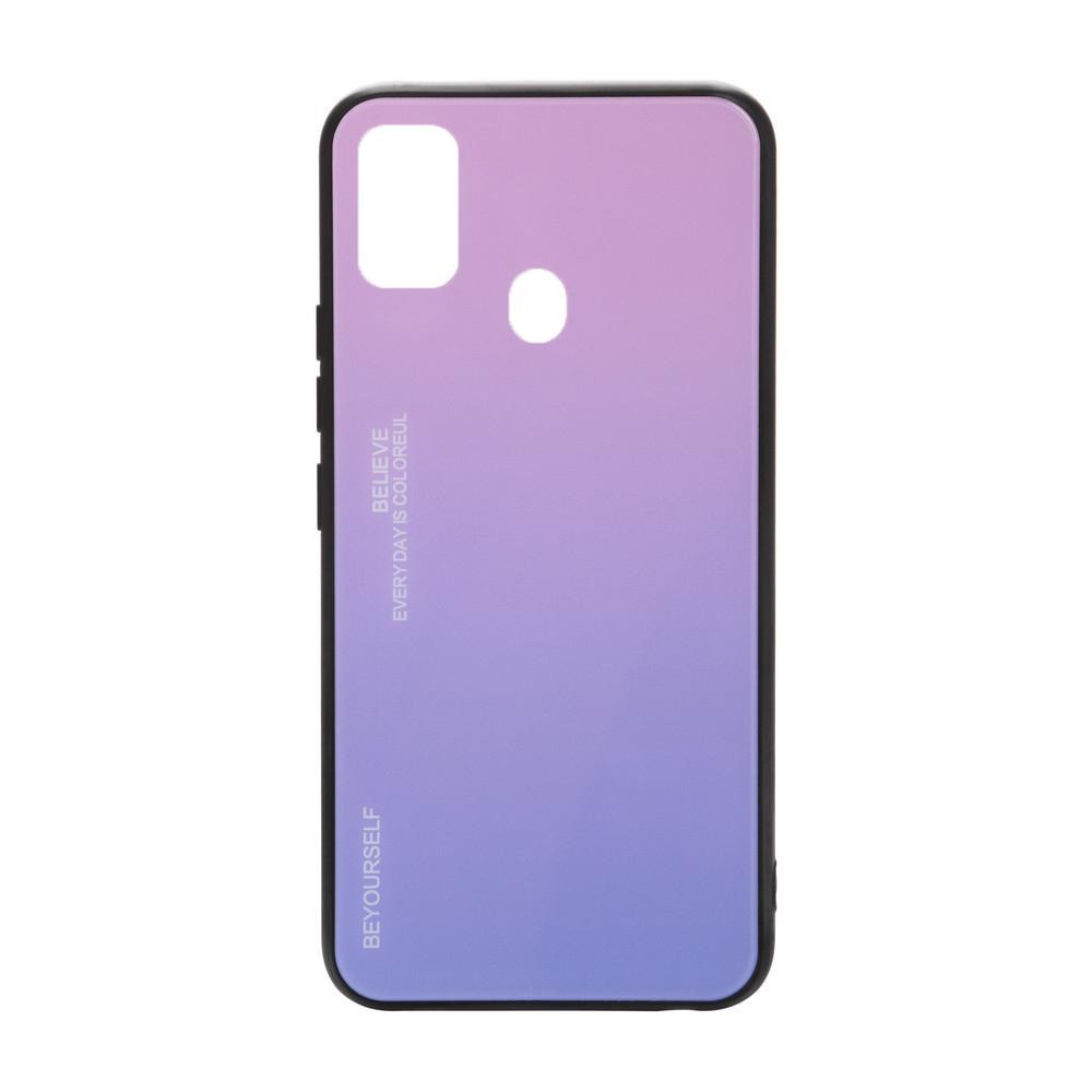 BeCover Gradient Glass для Samsung Galaxy M21 M215/ M30s M307 Pink-Purple (704569) - зображення 1