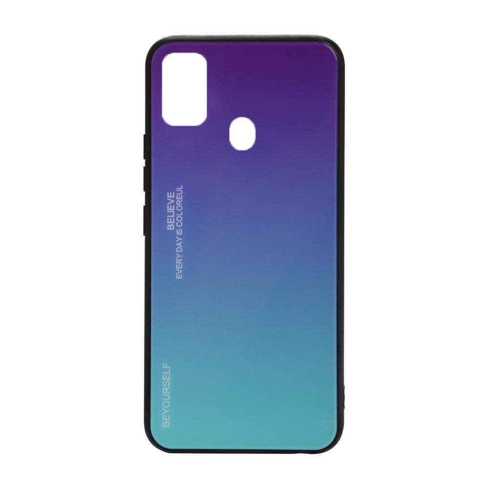 BeCover Gradient Glass для Samsung Galaxy M21 M215/ M30s M307 Purple-Blue (704570) - зображення 1