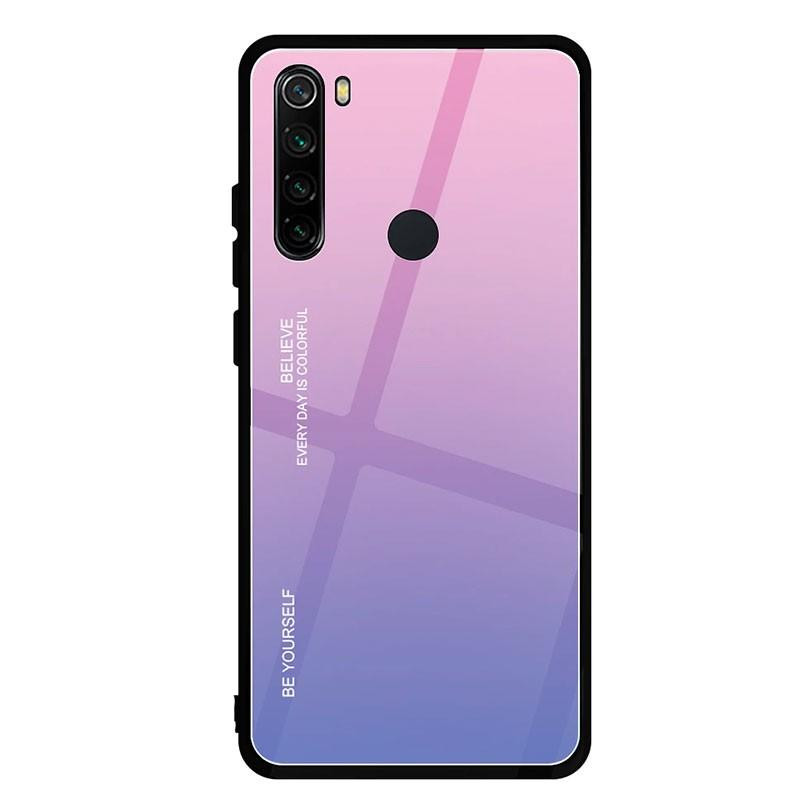 BeCover Панель Gradient Glass для Xiaomi Redmi Note 8T Pink-Purple (704576) - зображення 1