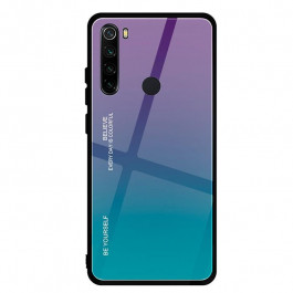 BeCover Панель Gradient Glass для Xiaomi Redmi Note 8T Purple-Blue (704577)