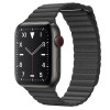 Apple Watch Edition Series 5 GPS + LTE 44mm Space Black Titanium w. Black Leather L. - Medium (MXAA2) - зображення 2