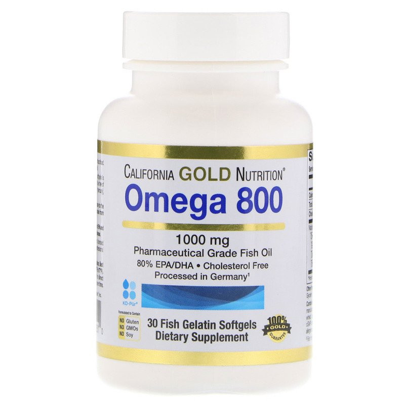 California Gold Nutrition Omega 800 30 caps - зображення 1