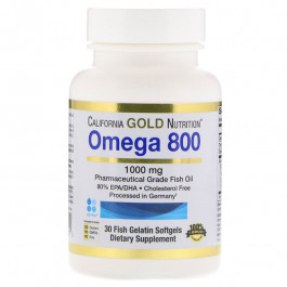 California Gold Nutrition Omega 800 30 caps