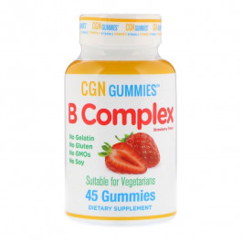 California Gold Nutrition B Complex Gummies 45 tabs Strawberry