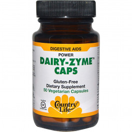Country Life Power Dairy-Zyme 50 caps