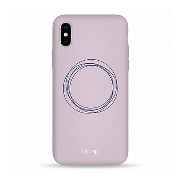 Pump Silicone Minimalistic Case for iPhone X/iPhone Xs Circles on Light (PMSLMNX/XS-6/168) - зображення 1