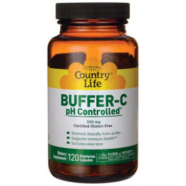 Country Life Buffer-C pH Controlled 500 mg 120 caps