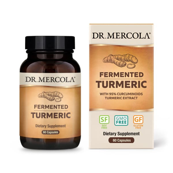 Dr. Mercola Organic Fermented Turmeric 60 caps - зображення 1