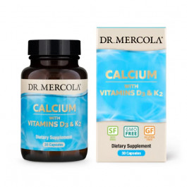 Dr. Mercola Calcium with Vitamins D3 & K2 30 caps