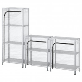 IKEA HYLLIS с чехлом 180x27h74-140 (392.917.48)