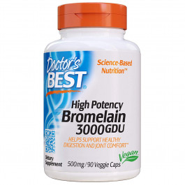 Doctor's Best High Potency Bromelain 3000 GDU /500 mg/ 90 caps