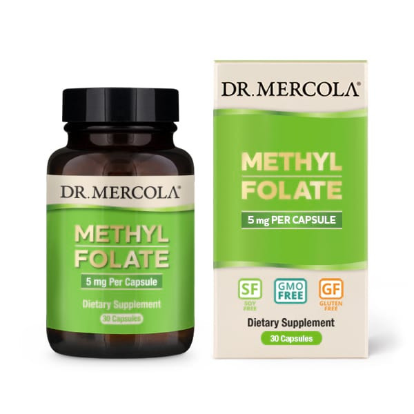 Dr. Mercola Methyl Folate 5 mg 30 caps - зображення 1