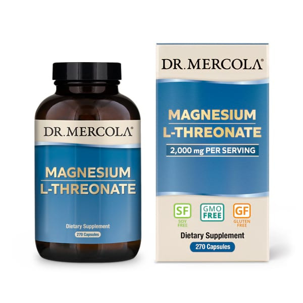 Dr. Mercola Magnesium L-Threonate 2000 mg 270 caps - зображення 1
