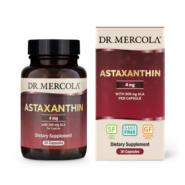 Dr. Mercola Organic Astaxanthin with ALA 4 mg 30 caps - зображення 1