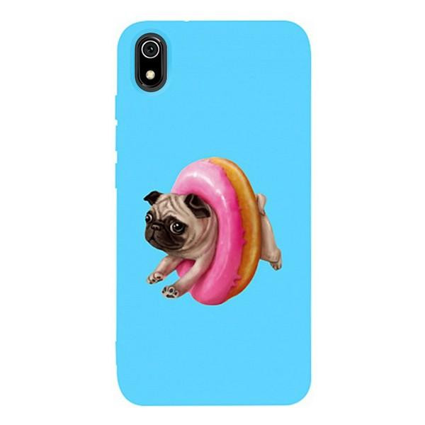 TOTO 2mm Matt TPU Case Xiaomi Redmi 7A Dog Donat Sky Blue - зображення 1