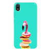 TOTO 2mm Matt TPU Case Xiaomi Redmi 7A Flamingo Donats Mint - зображення 1