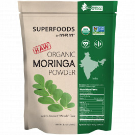 MRM Raw Organic Moringa Leaf Powder 240 g /60 servings/ Natural
