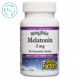   Natural Factors Melatonin 3 mg 90 tabs