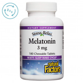   Natural Factors Melatonin 3 mg 180 tabs