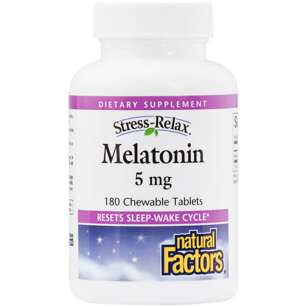 Natural Factors Melatonin 5 mg 180 tabs - зображення 1