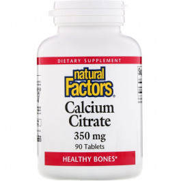Natural Factors Calcium Citrate 350 mg 90 tabs