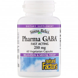 Natural Factors Stress-Relax Pharma GABA 250 mg 60 caps