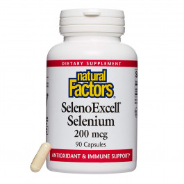 Natural Factors SelenoExcell Selenium 200 mg 90 caps