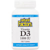 Natural Factors Vitamin D3 1000 IU 180 tabs - зображення 1