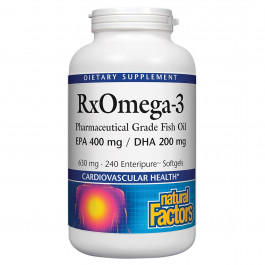 Natural Factors RxOmega-3 EPA 400 mg/DHA 200 mg 240 caps
