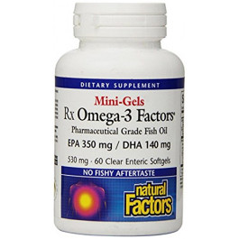   Natural Factors RxOmega-3 Mini-Gels 60 caps