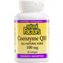   Natural Factors Coenzyme Q10 100 mg 30 caps